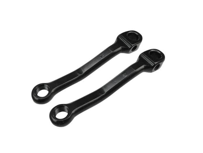 Pedal arm crank axle Tomos A3 / A35 crank set gloss black 