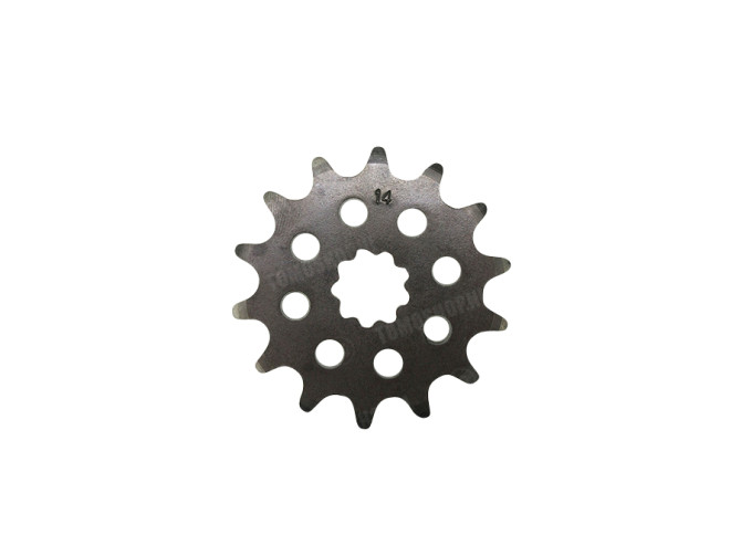 Front sprocket Tomos 2L / 3L 14 teeth Esjot A-quality  main