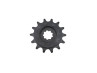 Front sprocket Tomos 2L / 3L 14 teeth Esjot A-quality rubber thumb extra