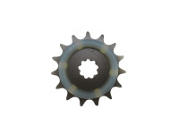 Front sprocket Tomos 2L / 3L 15 teeth with rubber