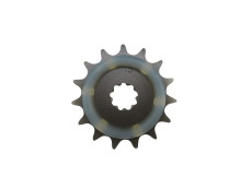 Front sprocket Tomos 2L / 3L 15 teeth Esjot A-quality with rubber