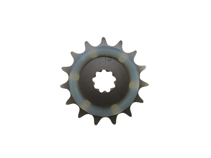 Voortandwiel Tomos 2L / 3L 15 tands Esjot A-kwaliteit rubber