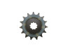 Front sprocket Tomos 2L / 3L 15 teeth Esjot A-quality rubber thumb extra