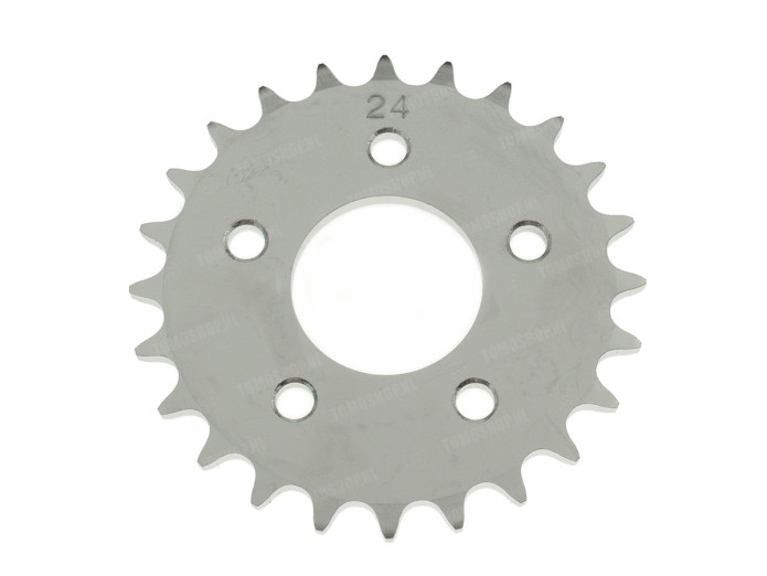 Zahnrad Hinten Tomos Revival 24 Zähne (5 Loch mit Breidte Nabe)