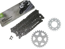 Sprocket with Esjot chain (A-quality) set Tomos A3 / A35 (by choice)