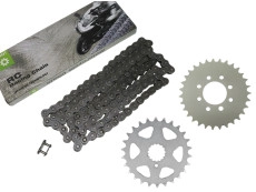 Tandwiel (26/31) met Esjot ketting (A-kwaliteit) set Tomos A3 / A35 Tandwiel (26/31) met Esjot ketting (A-kwaliteit) set Tomos A3 / A35