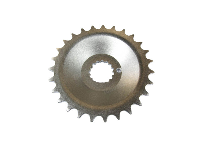 Front sprocket Tomos Revival / Streetmate / Youngst'R / Funtastic 27 tooth replica thumb