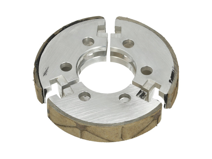 Koppeling Tomos A35 / A52 / A55 1e / 2e versnelling (tuning) CNC segment set met kevlar voering CLAW