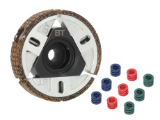 Koppeling Tomos A35 / A52 / A55 1e versnelling (tuning) BTuning KTM style High-Tech + 3 sets veren Koppeling Tomos A35 / A52 / A55 1e versnelling (tuning) BTuning KTM style High-Tech + 3 sets veren