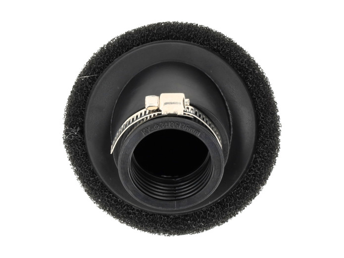 Luchtfilter 35mm schuimfilter schuin 45 graden RMS (Dellorto PHBG)