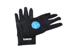 Gloves softshell black with Tomos logo