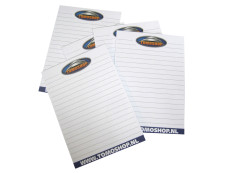 Tomoshop notepad A6-size