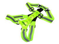 Safety vest with LED front and rear