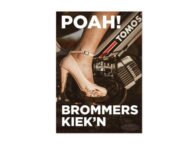 Poster Tomos "Poah! Brommers kiek'n" A1 (59,4x84cm) product