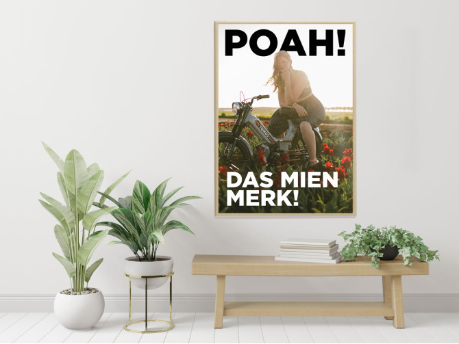 Poster Tomos "Poah! Das mien merk!" A1 (59,4x84cm) product