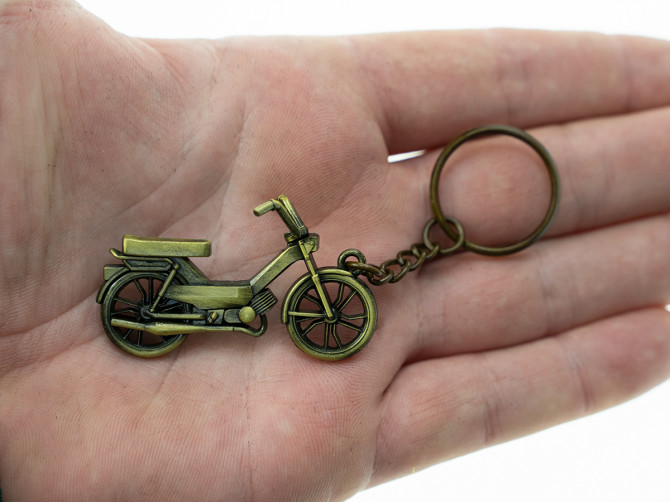 Sleutelhanger Tomos brommer miniatuur RealMetal® product