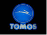 LED logo sign / lamp Tomos 3D 20x21cm