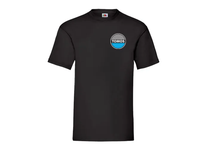 T-shirt Tomos A35 "Retro Line art" zwart  product