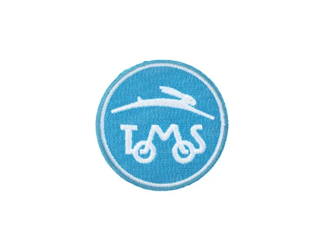 Strijkembleem patch Tomos logo 60mm main