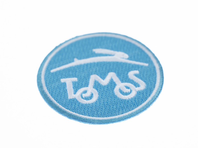 Aufbügler / Aufnäher Emblem Tomos logo 60mm