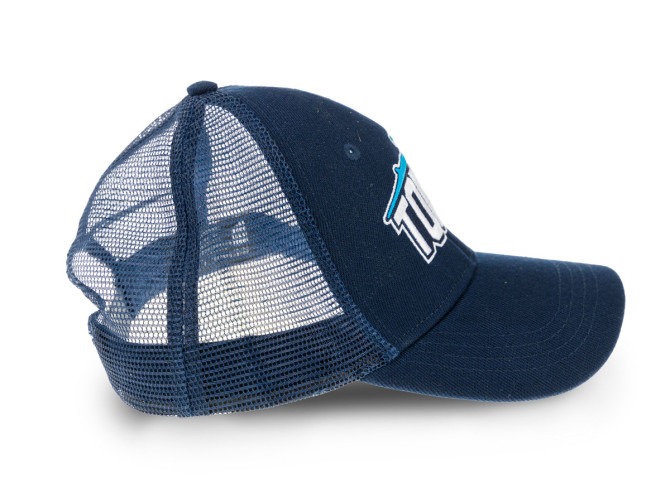 Pet Tomos logo Navy Blue trucker cap  product