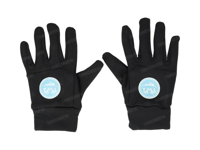 Gloves softshell black with Tomos logo