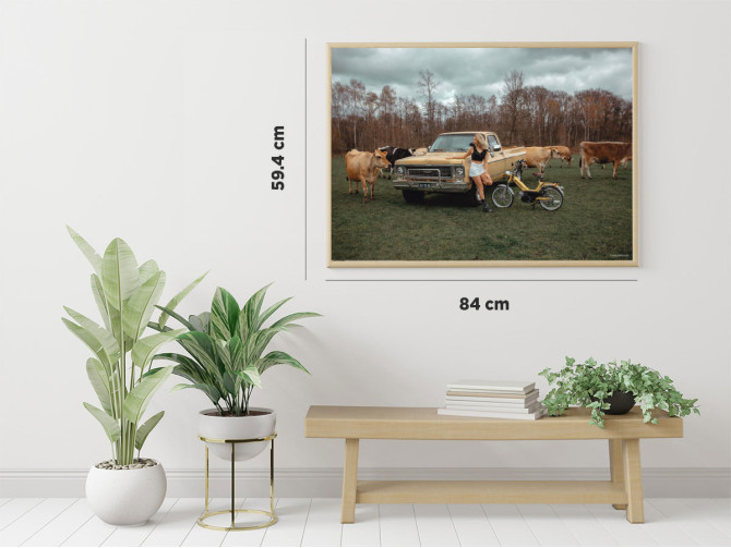 "Kustom Tomos Classic mit Chevrolet C20"  A1 (59,4x84cm) product