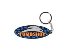 Schlüsselanhänger Gummi Tomoshop Logo