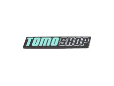 Sticker Tomoshop logo metaal Emaille met 3M tape