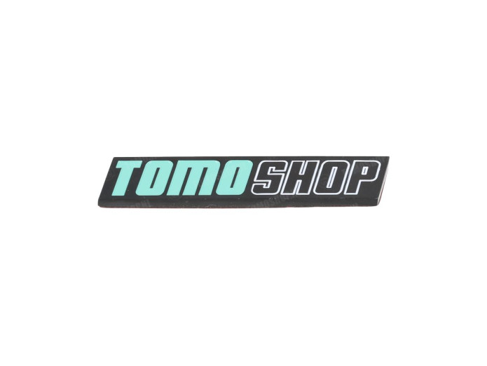 Sticker Tomoshop logo metaal Emaille met 3M tape