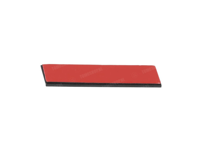 Sticker Tomoshop logo metaal Emaille met 3M tape