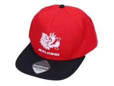 Pet Malossi Logo rood / zwart snapback 