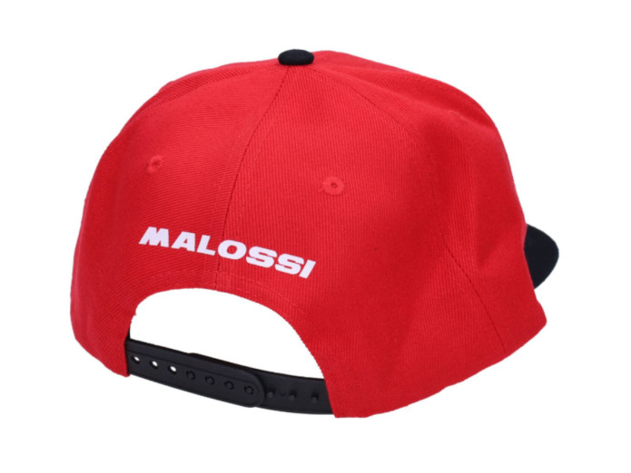Kappe Malossi Logo Rot / Schwarz Snapback