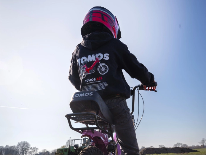 Hoodie Tomos Black with Red Tomos A35 (S-XXL)