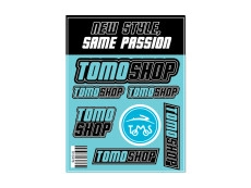 Stickerset Tomoshop logo 7-pieces