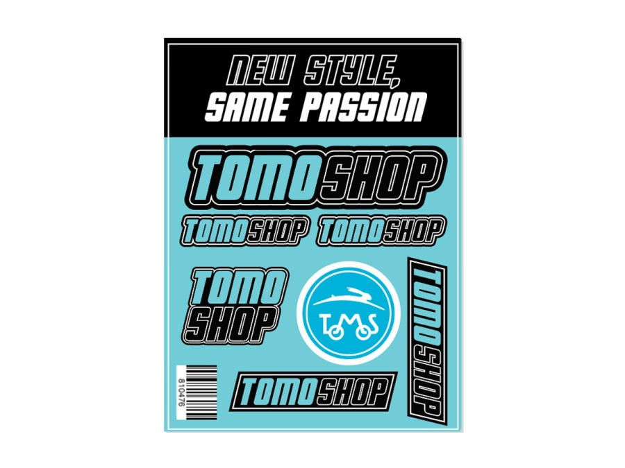 Tomo's shopページ Stickerset Tomoshop logo 7-pieces