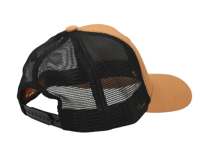Cap Truckers Official Mopfest® logo patch caramel