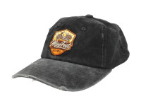 Pet Vintage Distressed Officieel Mopfest® logo patch grijs