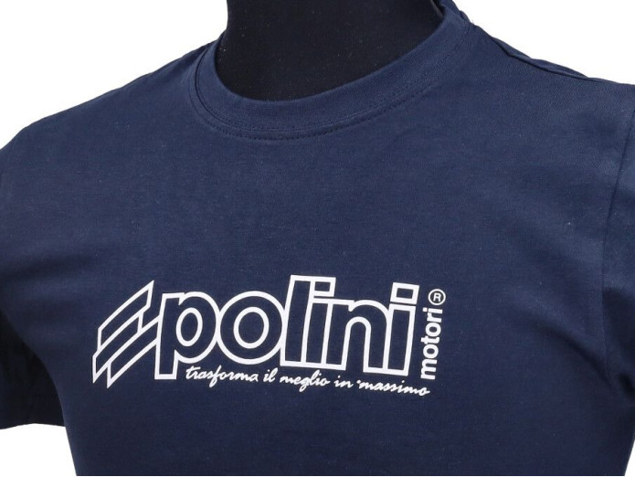 T-shirt Polini Motori blue in size S
