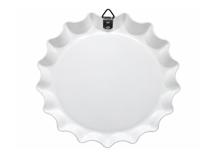 Tomos Kronkorken Wandschild Metall 35cm blau