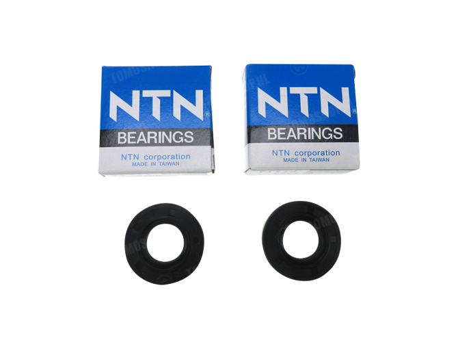 Lager en keerringset krukas Tomos A3 / A35 / A55 (6203 C3 / 17x35x7) thumb
