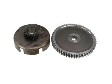 Clutch Tomos 2L / 3L clutch bell with primary drive gear 