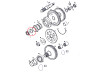 Hauptachse Tomos A35 / A52 / A55 Sprengring A20  thumb extra