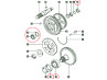 Bearing and seal overhaul set Tomos A3 small thumb extra