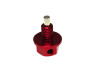 Koppelings-olie ATF aftapbout M8x1.25 aluminium magneet rood thumb extra