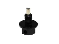 Clutch-oil ATF drain plug plug M8x1.25 aluminium with magnet Racing black 