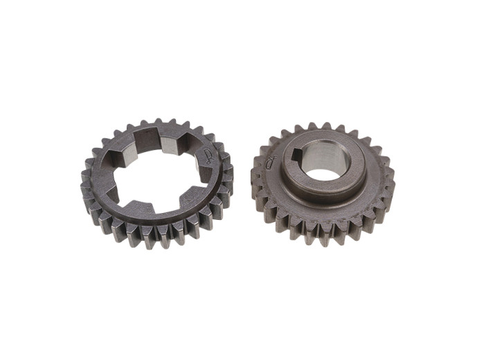 Versnellingsas Tomos 4L 5e versnelling tandwielset