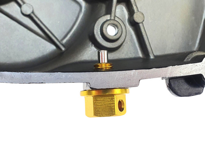 Kupplung Getriebe-öl ablassschraube M8x1.25 Alu Magnet Gold product