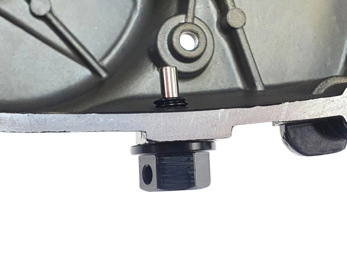 Clutch-oil ATF drain plug plug M8x1.25 alu magnet black