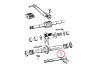 Gear axle pin Tomos 4L / APN 2,5x7mm stift  thumb extra